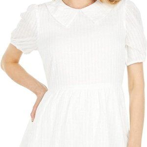 Lost + Wander Coconut Vine Short Sleeve Mini Dress Size XS